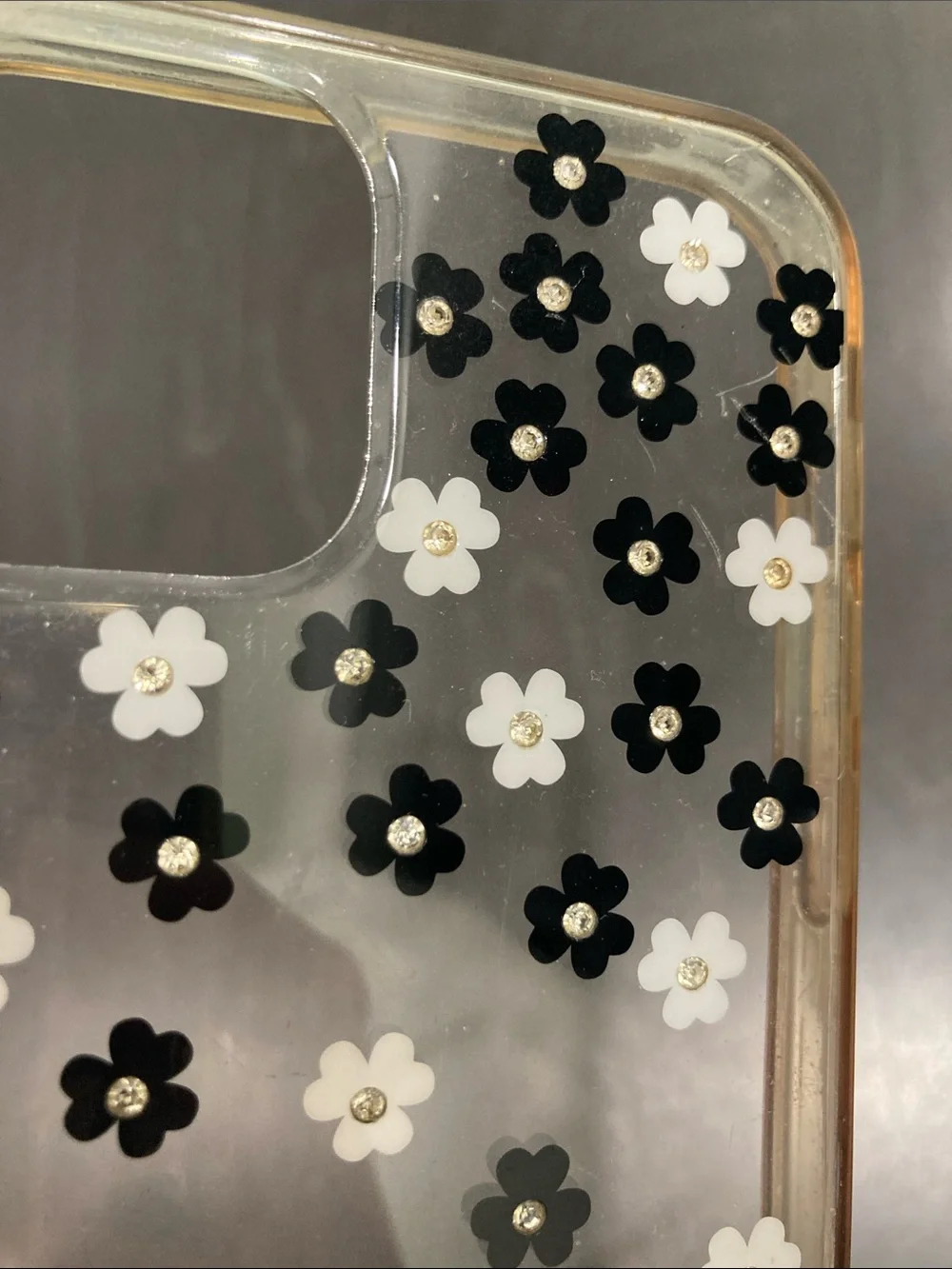 kate spade new york Clear Floral Daisy Protective Hardshell Case